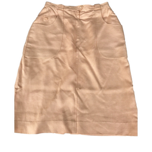 Jssel Peach Linen Skirt